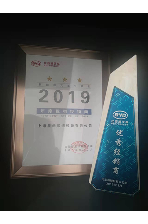 江阴市比亚迪2019优秀经销商